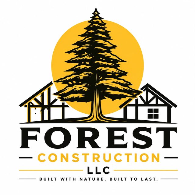 Forest Construction NC LLC logo - Built with nature. Built to last.